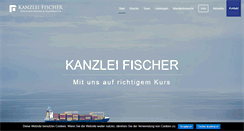 Desktop Screenshot of kanzlei-fischer.com